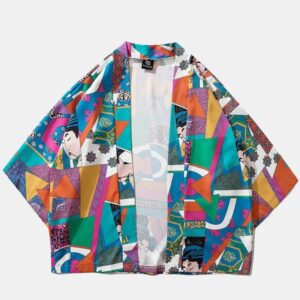 veste kimono femme courte