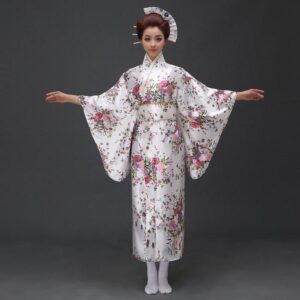 Kimono Femme Fleur Cerisier