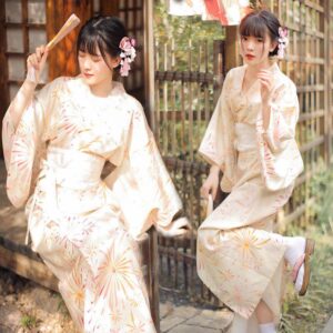 Kimono Japonais Femme Satin