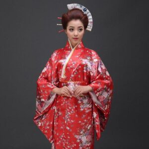 Kimono Japonais Coton Femme