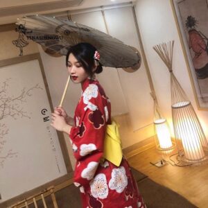 kimono femme japonais traditionnel