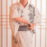 Kimono Japonais Homme Blanc