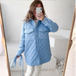 Manteau Femme Hiver Bleu