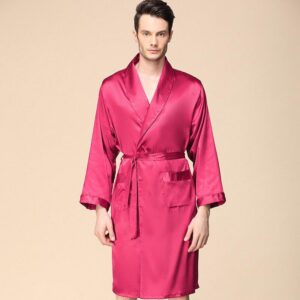 Peignoir Homme Rose