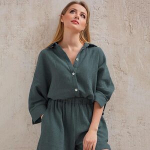 Pyjama Femme Vert Sapin