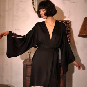 Robe Kimono Chic Noir