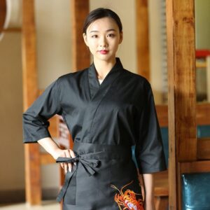 Veste Kimono Cuisine Femme