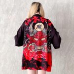 Veste Oni Femme Style Kimono