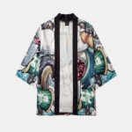 Veste Kimono Japonais Panda