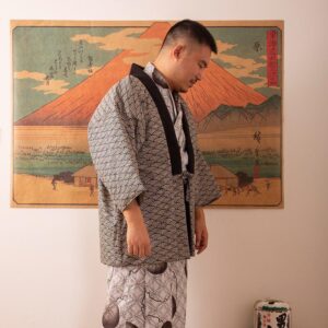 Yukata Homme Vintage