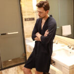 Peignoir de Bain Homme Kimono