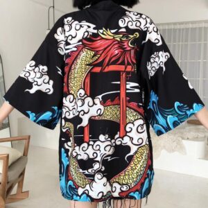 Veste Kimono Dragon femme