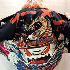 Veste Kimono Japonais Ramen